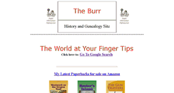 Desktop Screenshot of burrcook.com